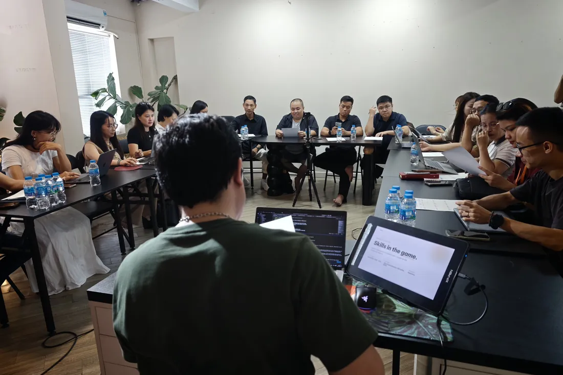 Góc nhìn từ chỗ người đứng lớp